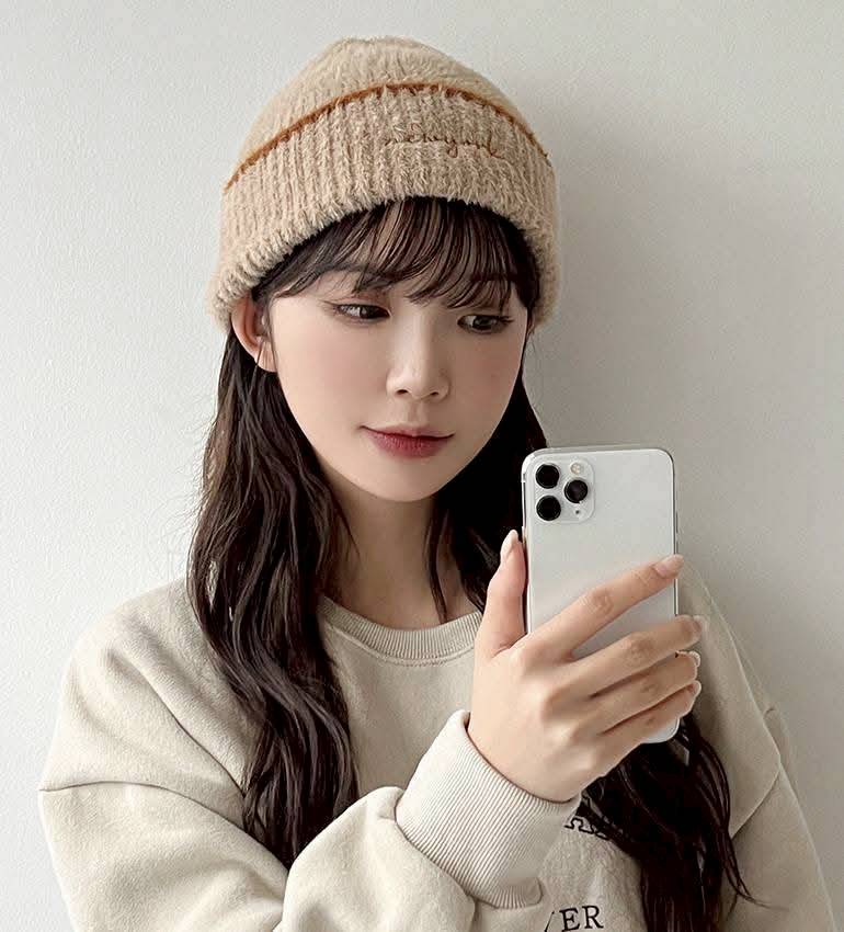 韓國製柔織毛帽